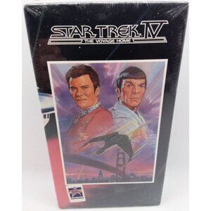 Star Trek IV The Voyage Home VHS Factory Sealed Paramount Watermarks